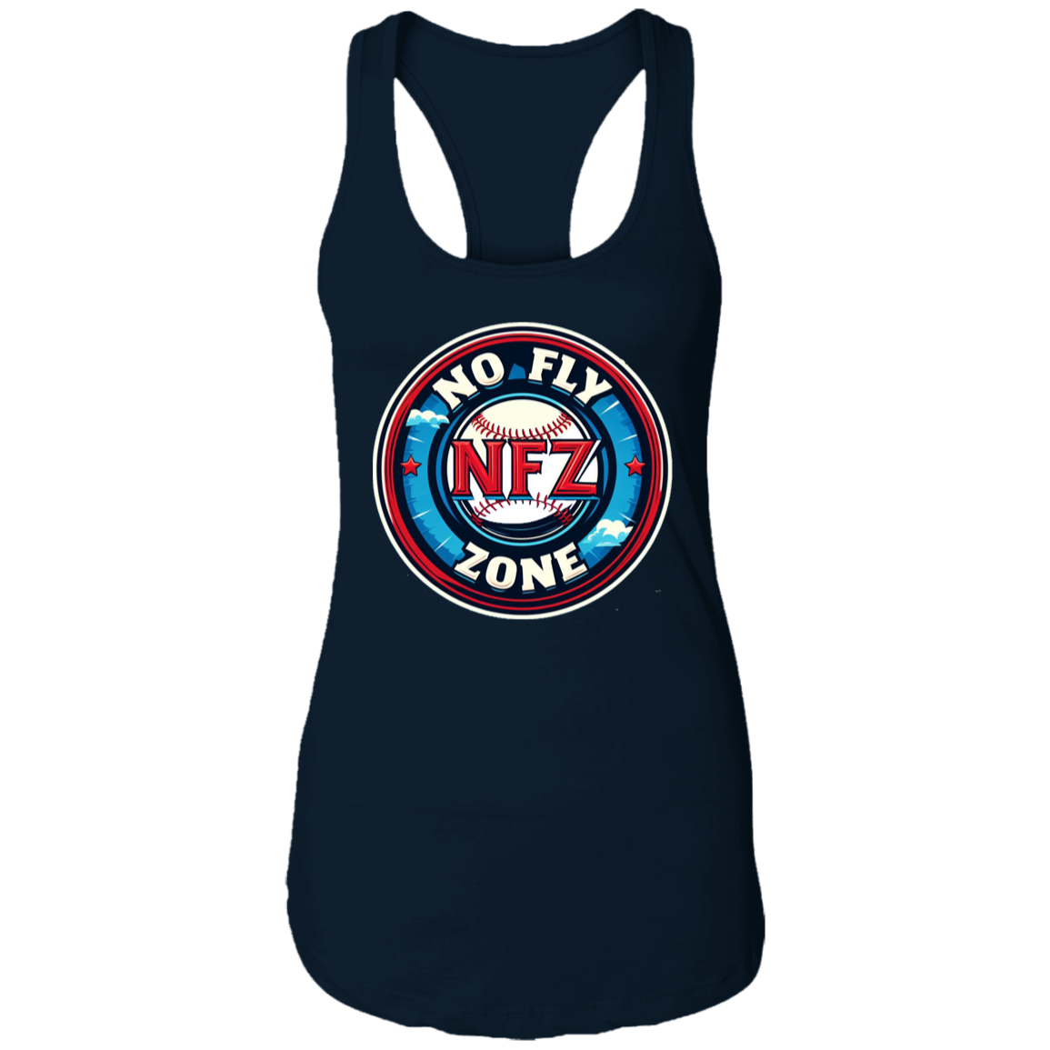 NFZ Baseball - Women's Ideal Racerback Tank - colors