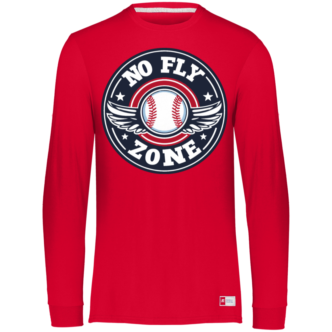 NFZ Baseball Dri-Power Long Sleeve Tee - Red