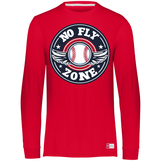 NFZ Baseball Dri-Power Long Sleeve Tee - Red