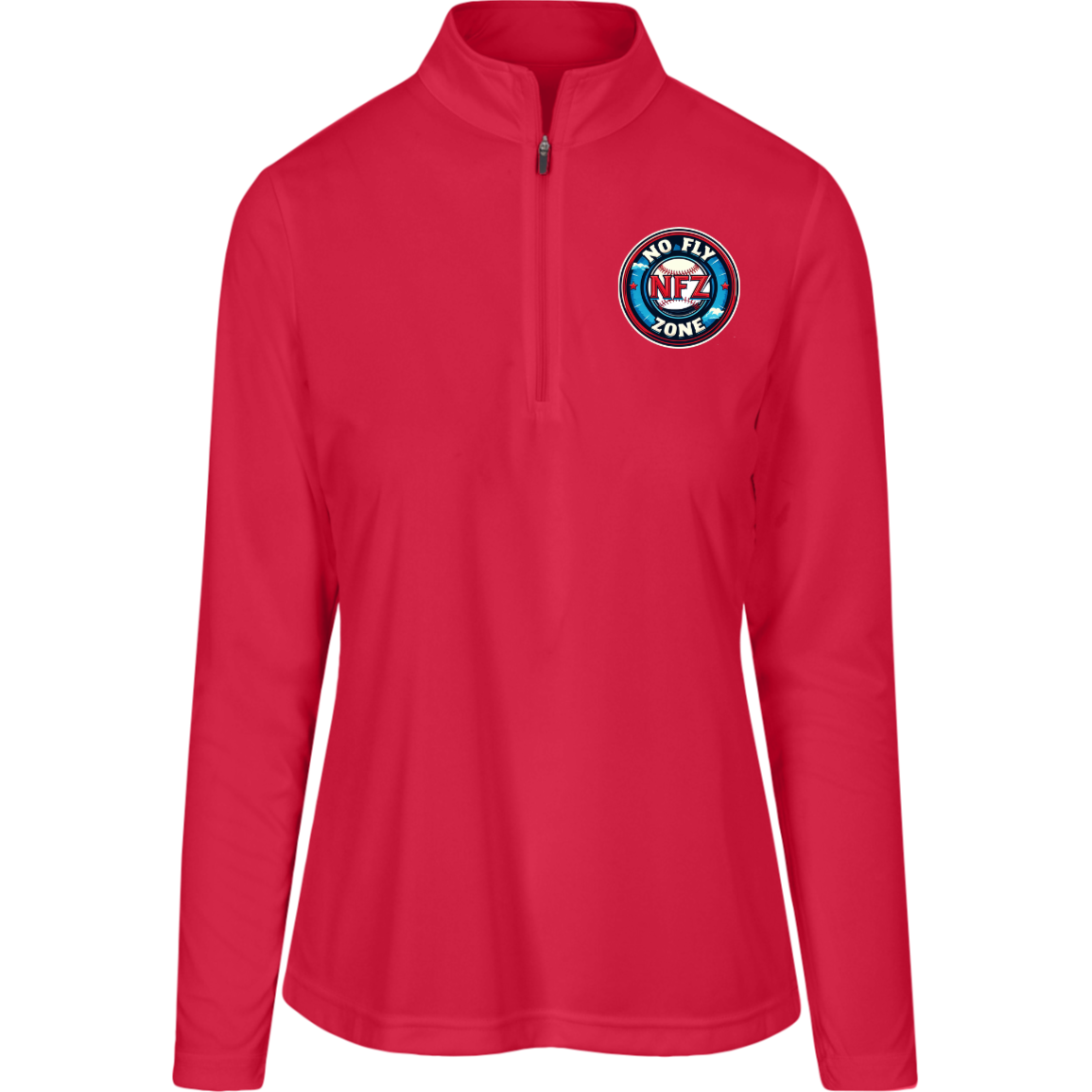 NFZ Baseball Womens Quarter Zip - multiple colors