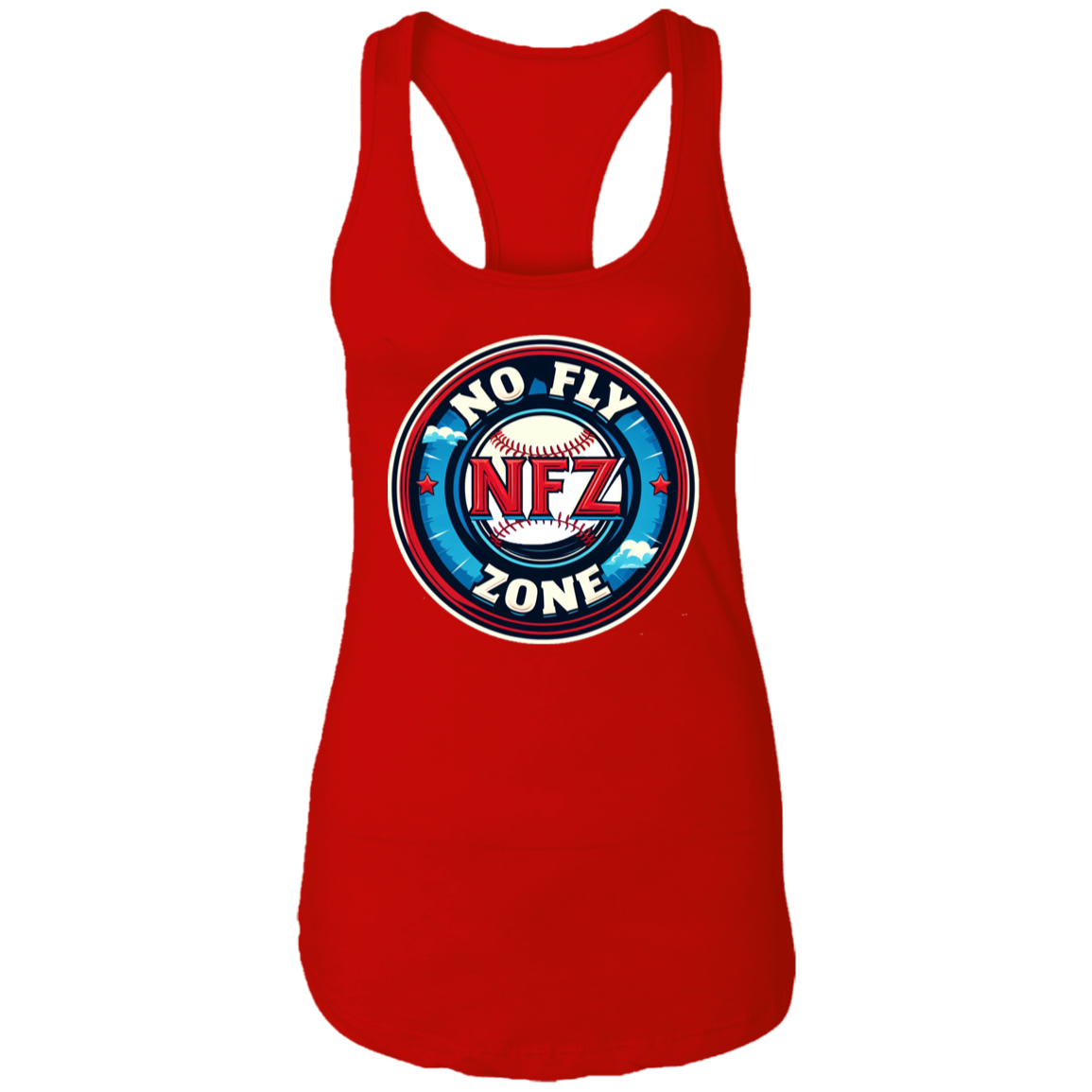 NFZ Baseball - Women's Ideal Racerback Tank - colors