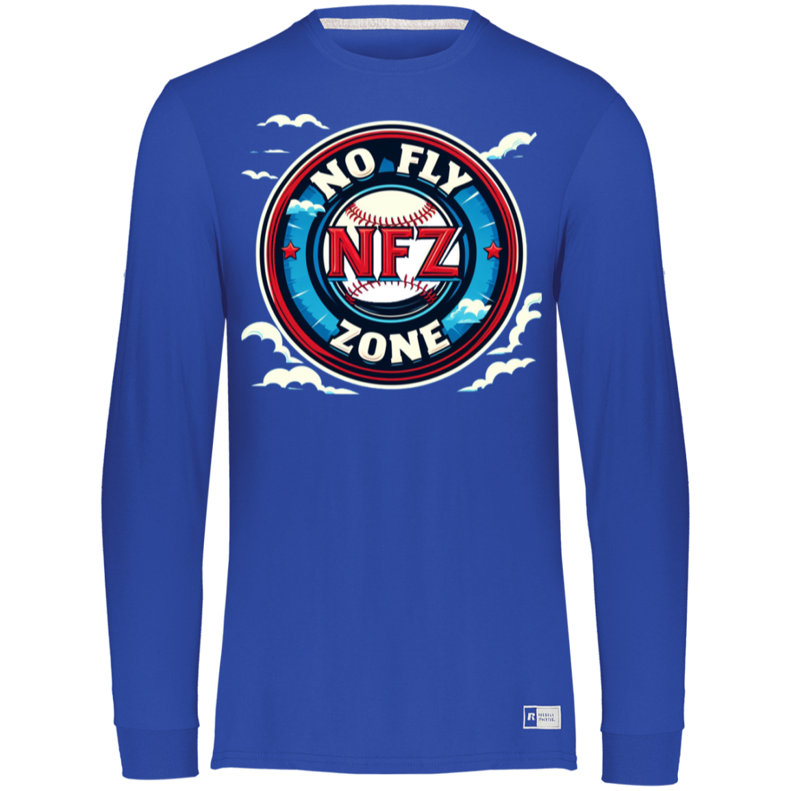 NFZ Baseball Dri-Power Long Sleeve Tee - Royal Blue