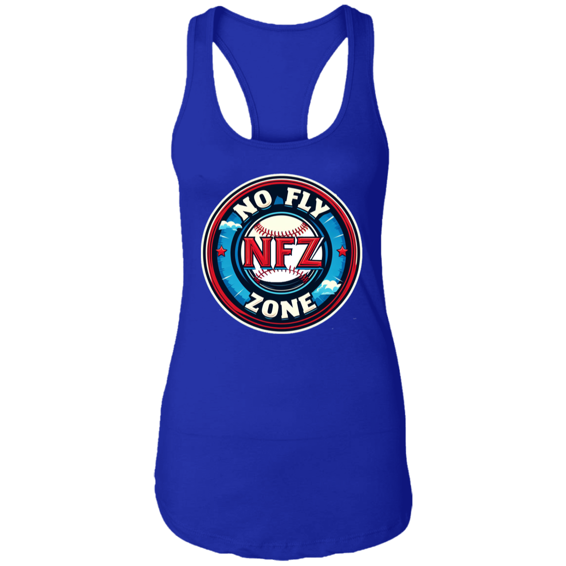 NFZ Baseball - Women's Ideal Racerback Tank - colors