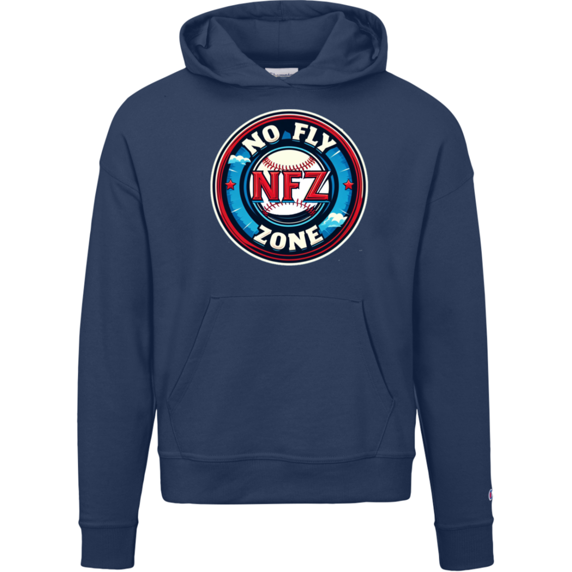 NFZ - Champion Womens Powerblend Hoodie – No Fly Zone Baseball