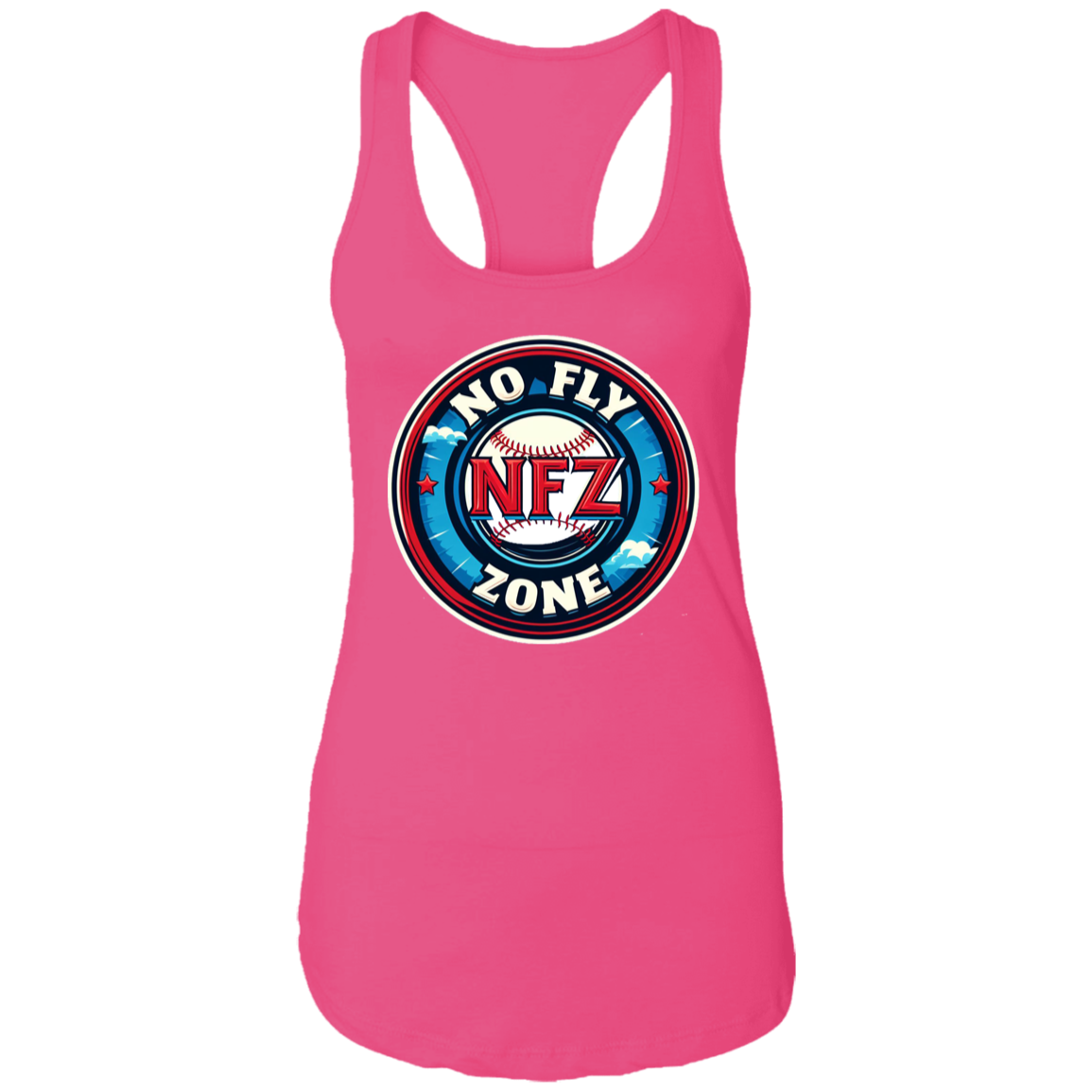 NFZ Baseball - Women's Ideal Racerback Tank - colors