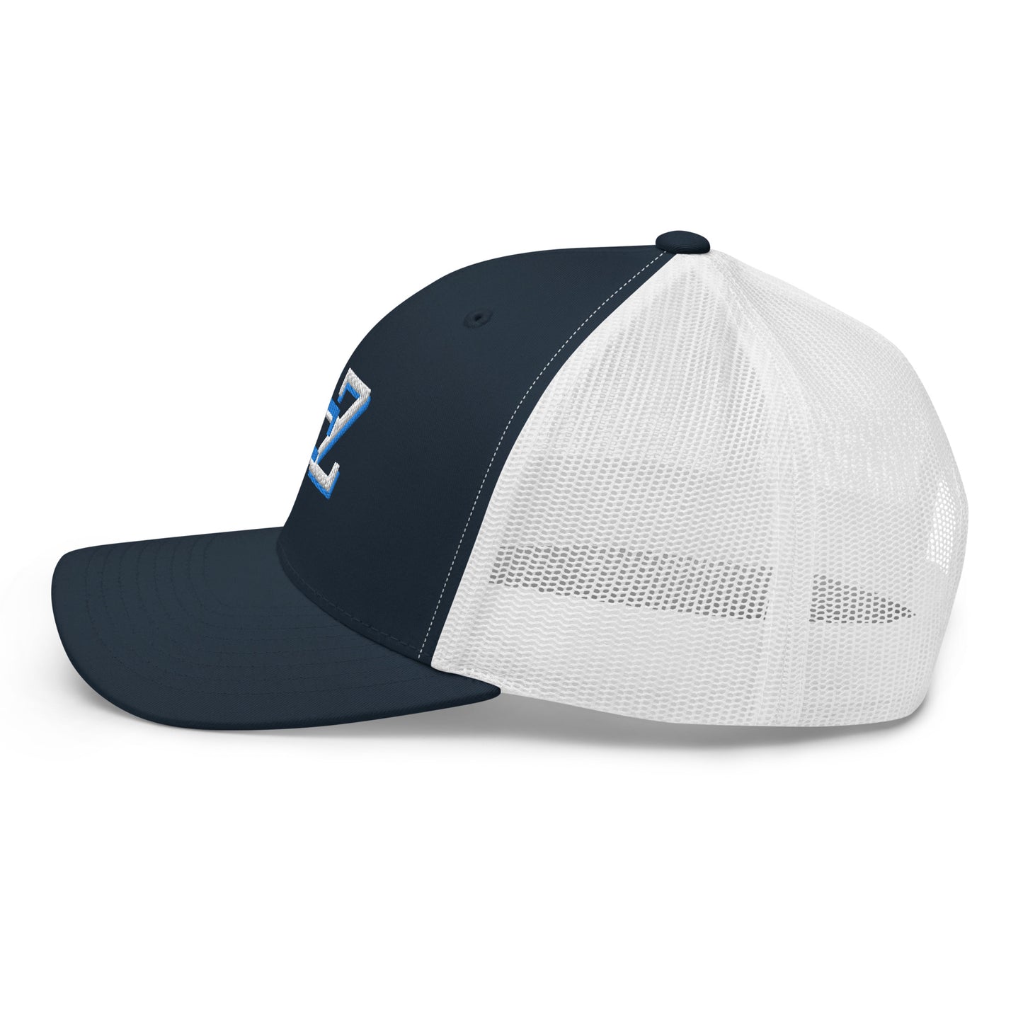 NFZ Baseball Trucker Cap Navy/White - Aqua