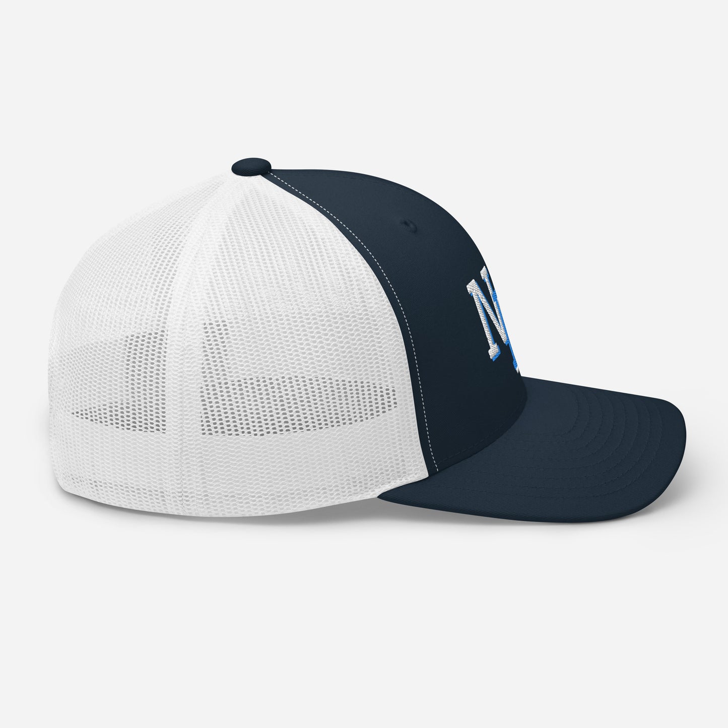 NFZ Baseball Trucker Cap Navy/White - Aqua