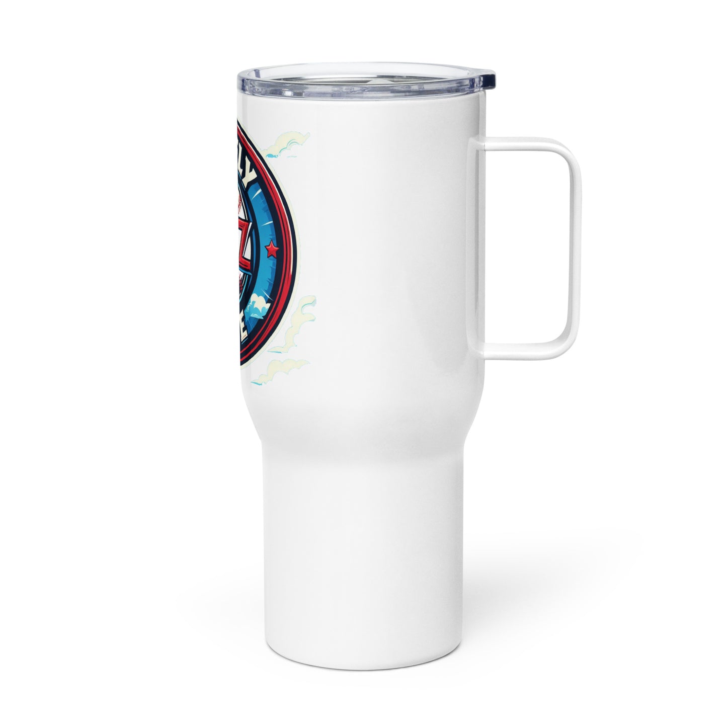 NFZ Baseball - 25oz Stainless Steel Travel Mug with Handle