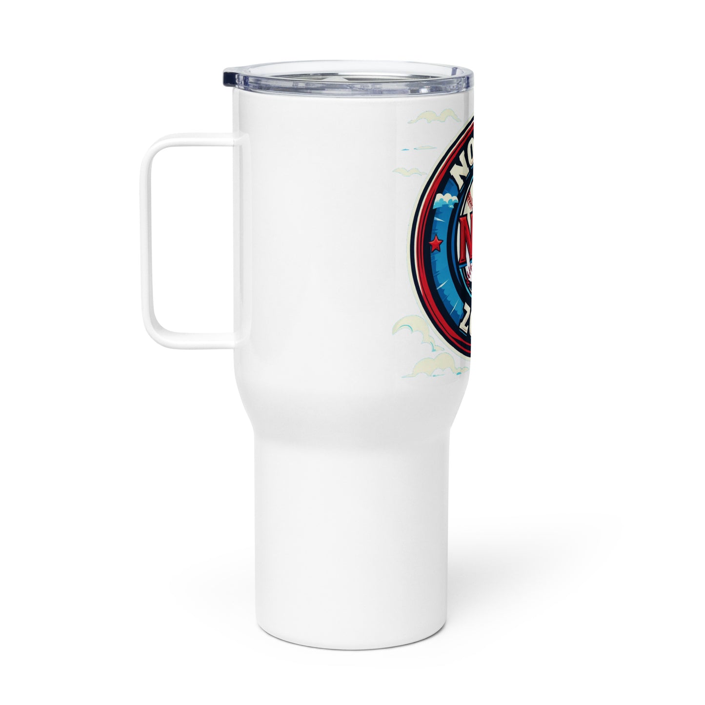 NFZ Baseball - 25oz Stainless Steel Travel Mug with Handle